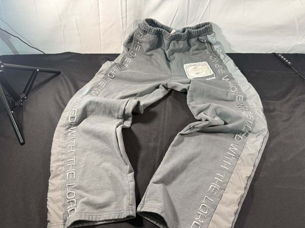 SBB Studios The Ones Who've Wrestled With The Lord Sweatpants Grey Size S